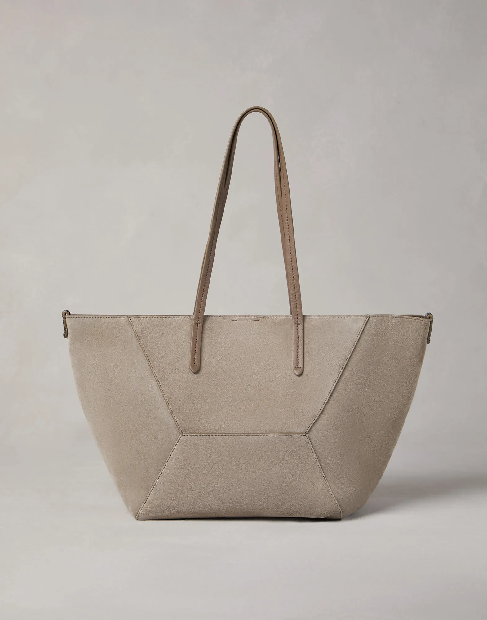 Sac BC Duo petit modèle en daim orné de Monile