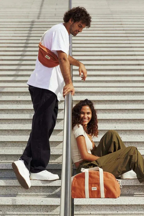 Sac bowling  Sienne en coton bio - Charlie