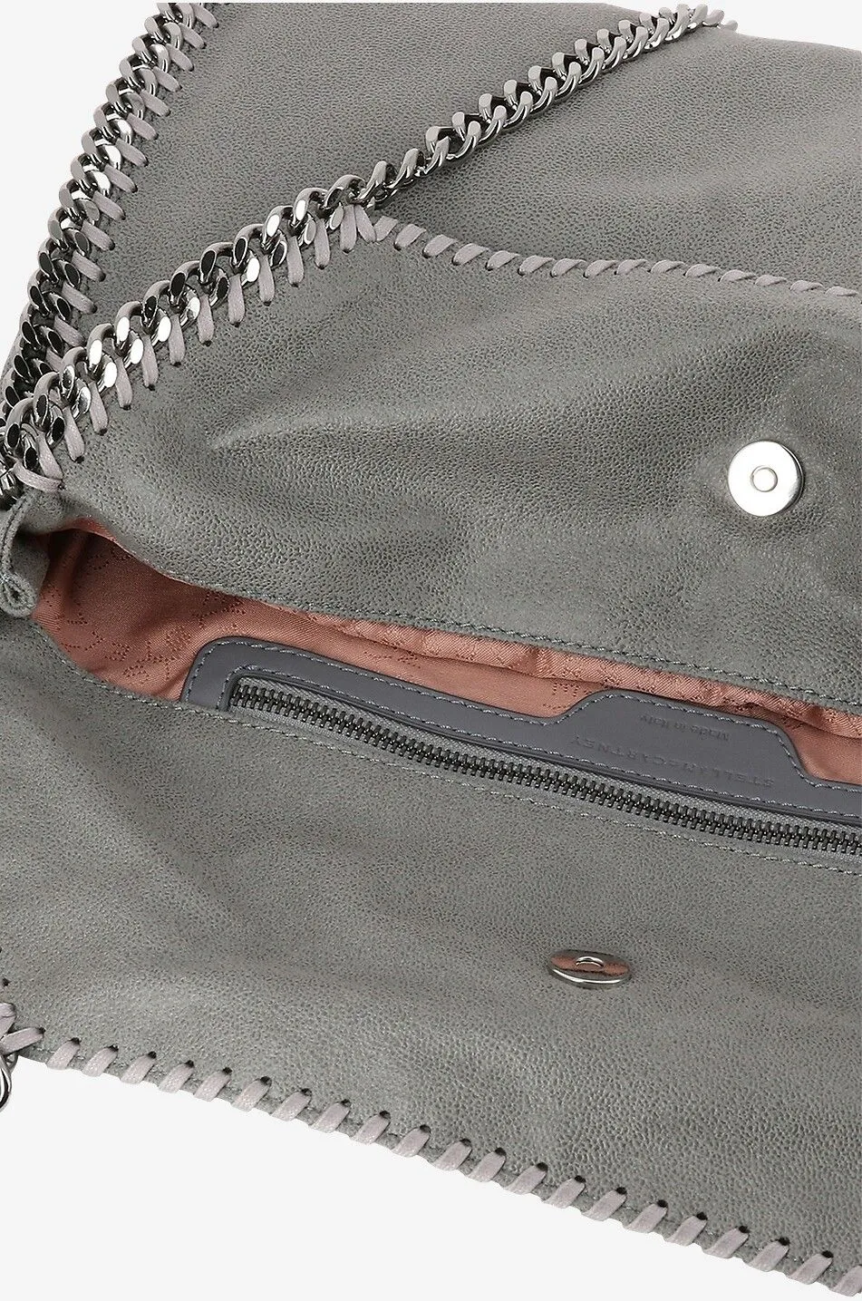 Sac cabas en daim synthétique Falabella Shaggy Deer Small