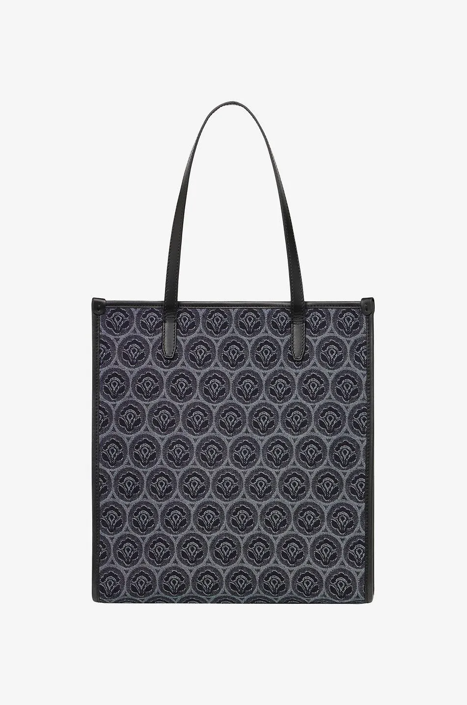 Sac cabas en jacquard de denim Aurea Love Trotter Medium
