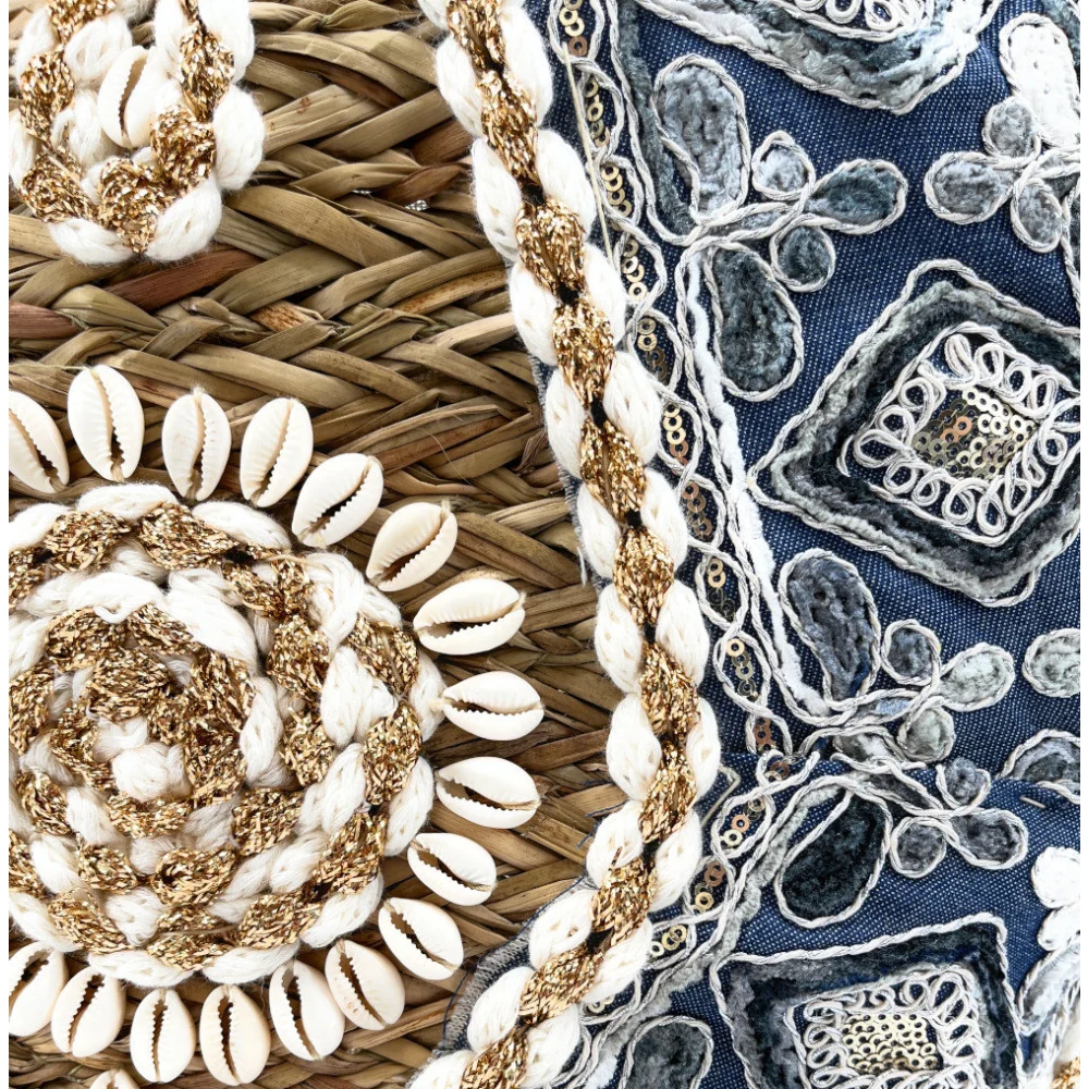Sac femme | Panier cabas en paille SABLE D'ORIENT