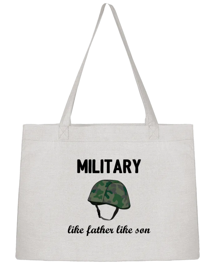 Sac Shopping Military Like father like son par tunetoo