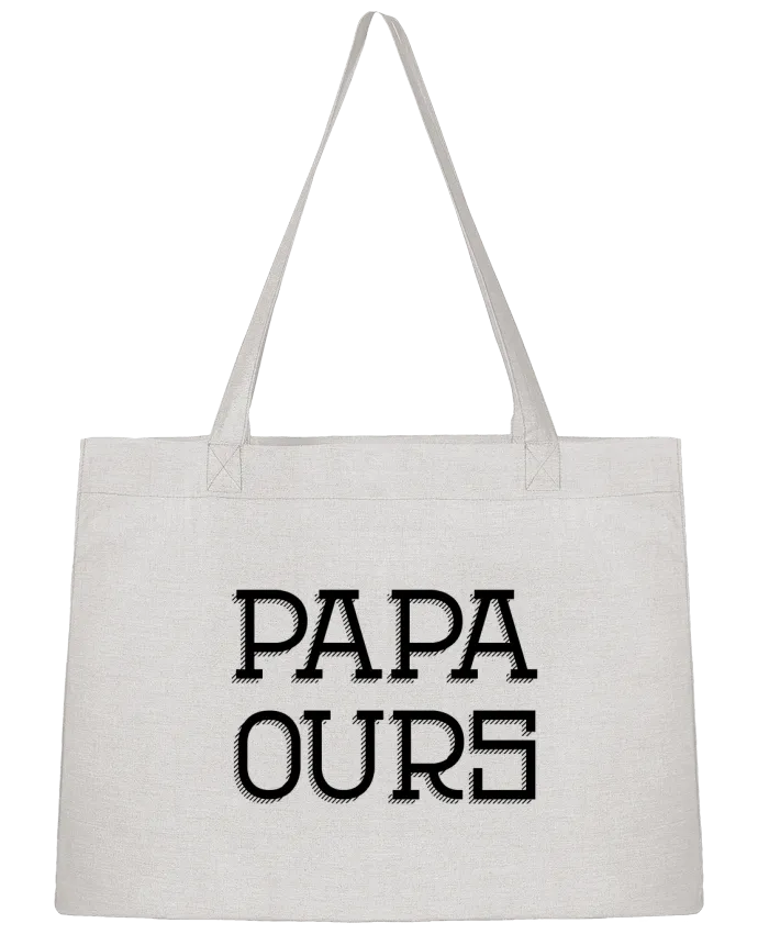 Sac Shopping Papa ours par tunetoo