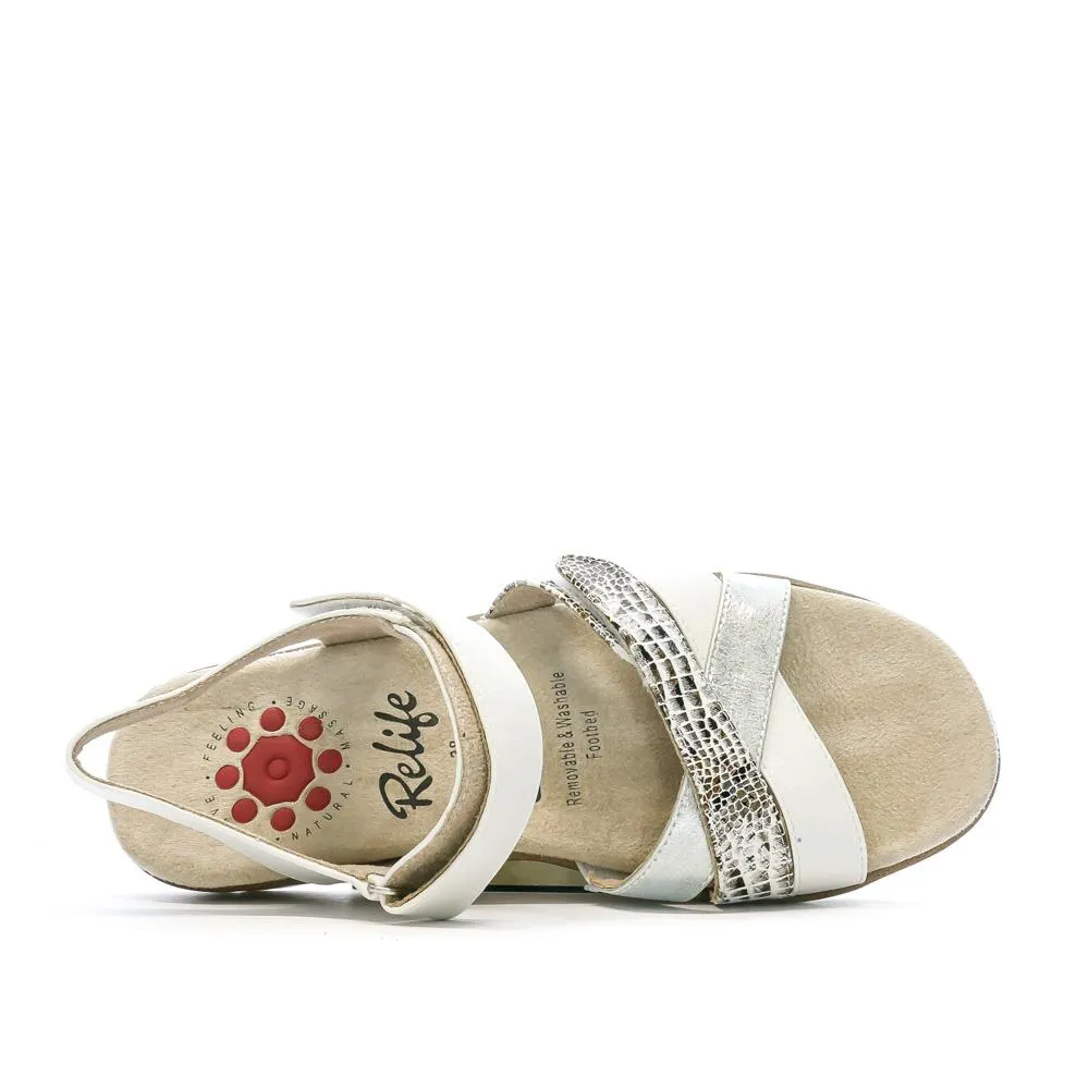 Sandales Blanches Femme RELIFEJubroie
