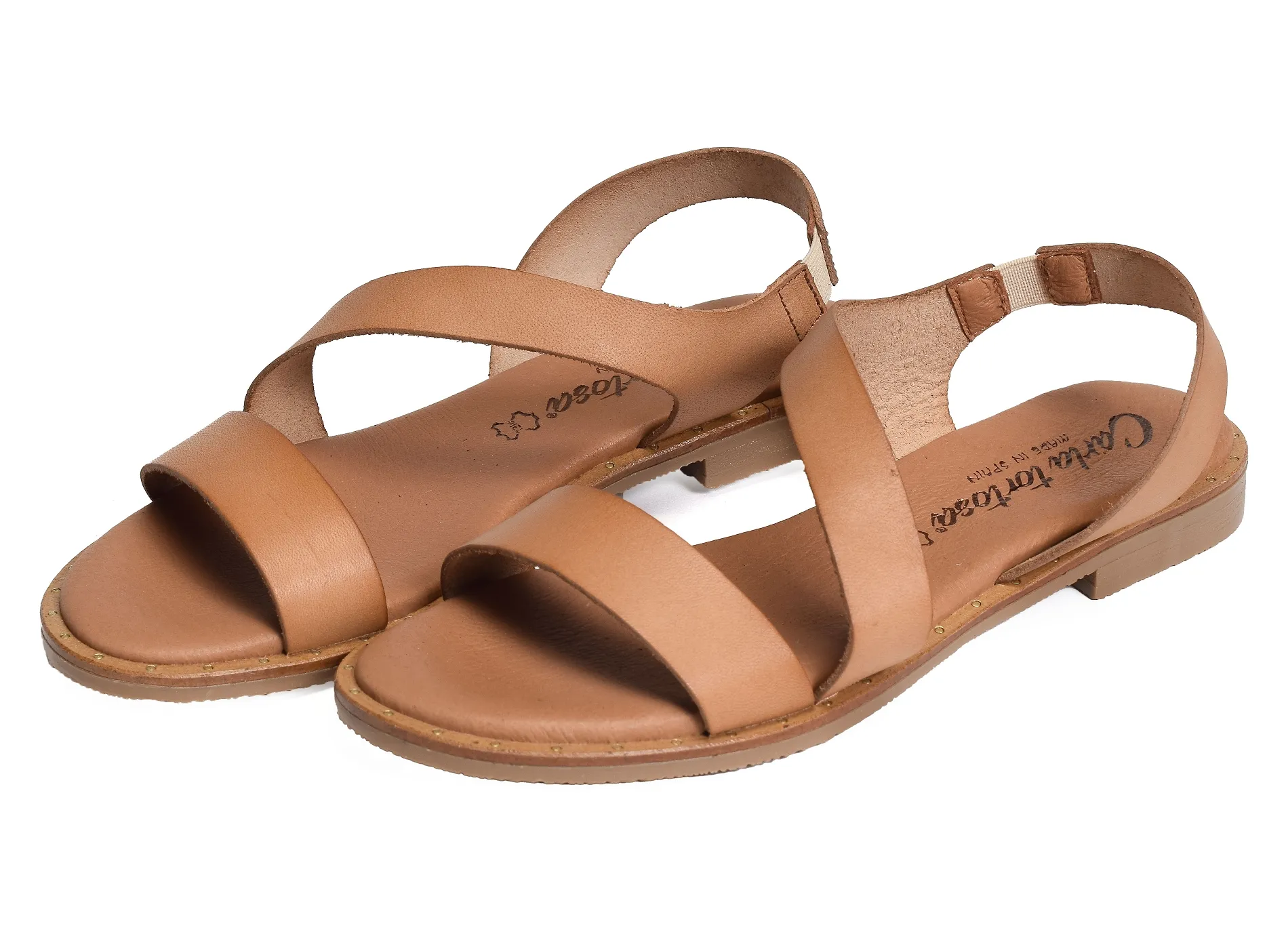 sandales et nu-pieds Carla tortosa  11477 camel 