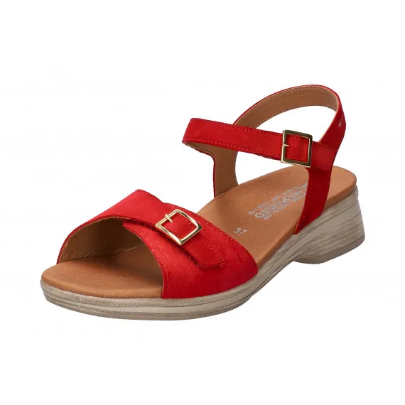 Sandales à talon FELINA Rouge