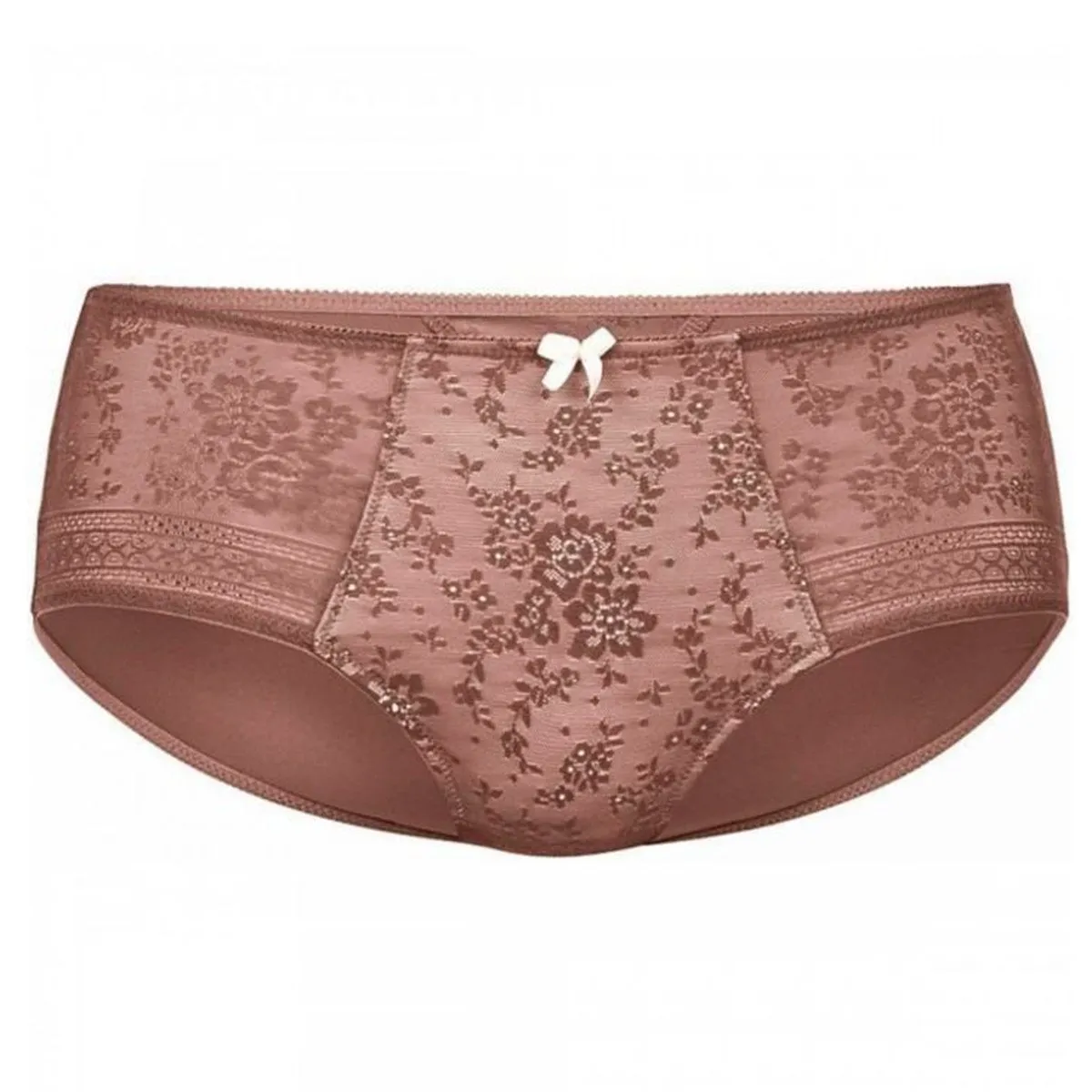 Shorty avec dentelle Fleur rose framboise de Rosa Faia par Anita