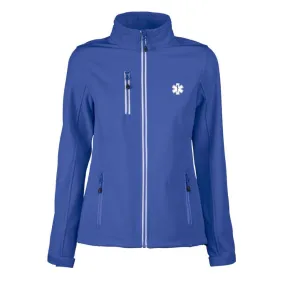 Softshell zip contrasté - femme
