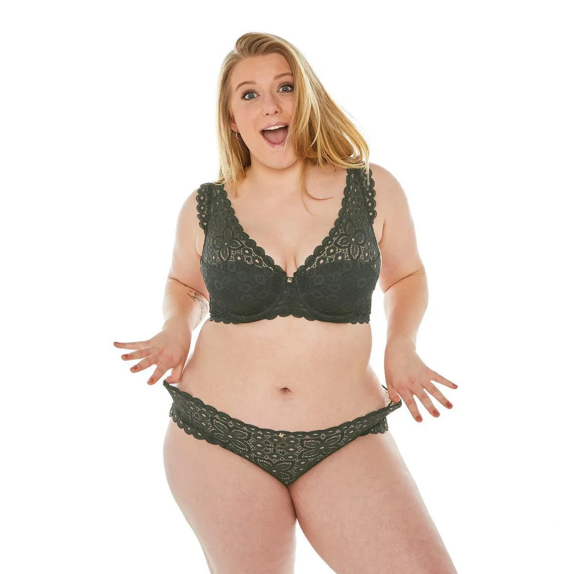 Soutien-gorge ampliforme coque moulée kaki Intrépide-vert | 3 Suisses