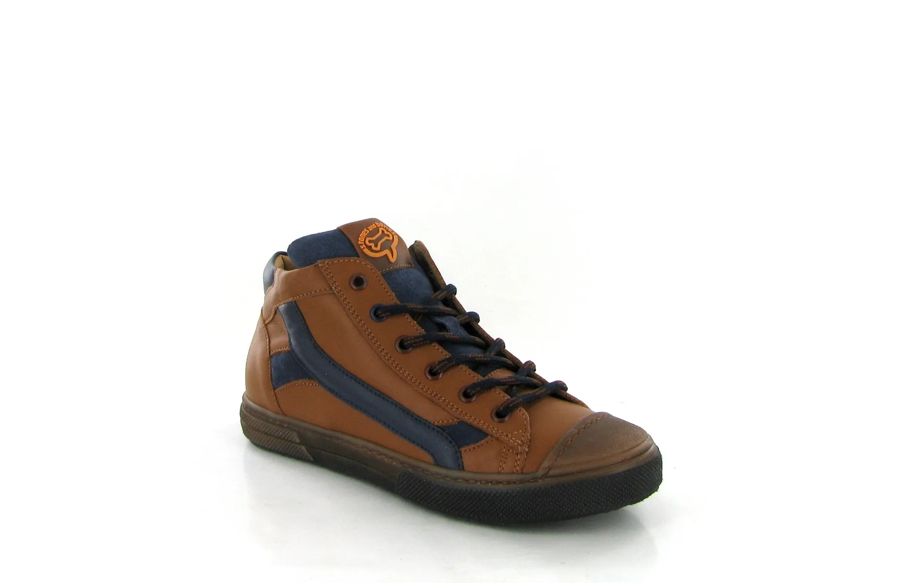 Stones and bones bottillon raspo calf cuio marron