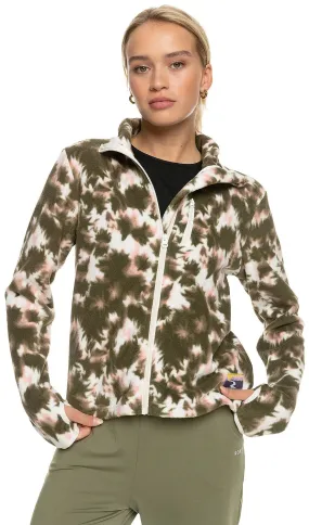 sweat-shirt Roxy Easy Like An Hike Printed Zip - TPC6/Deep Lichen Green Nimal - women´s