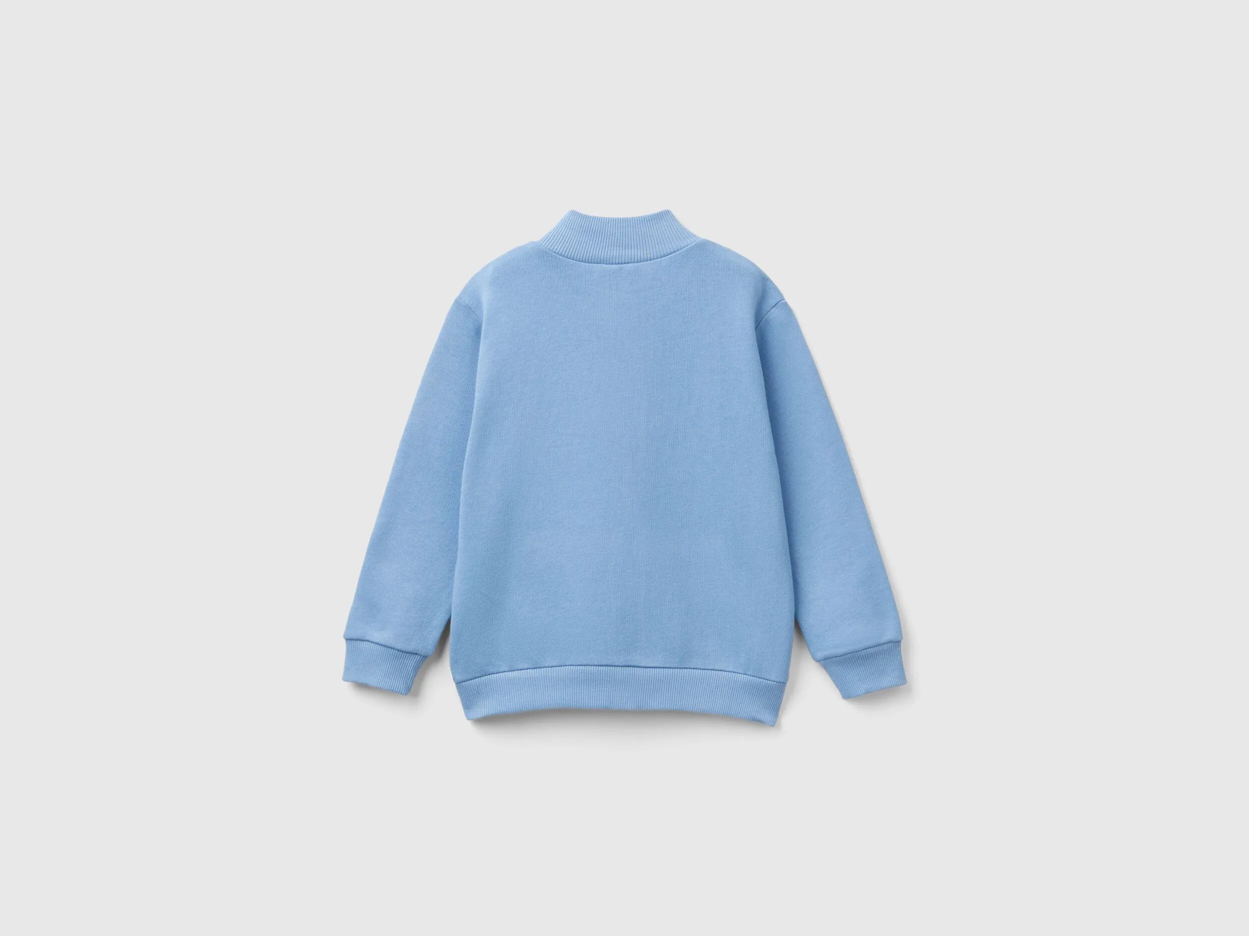 Sweat zippé en coton bio