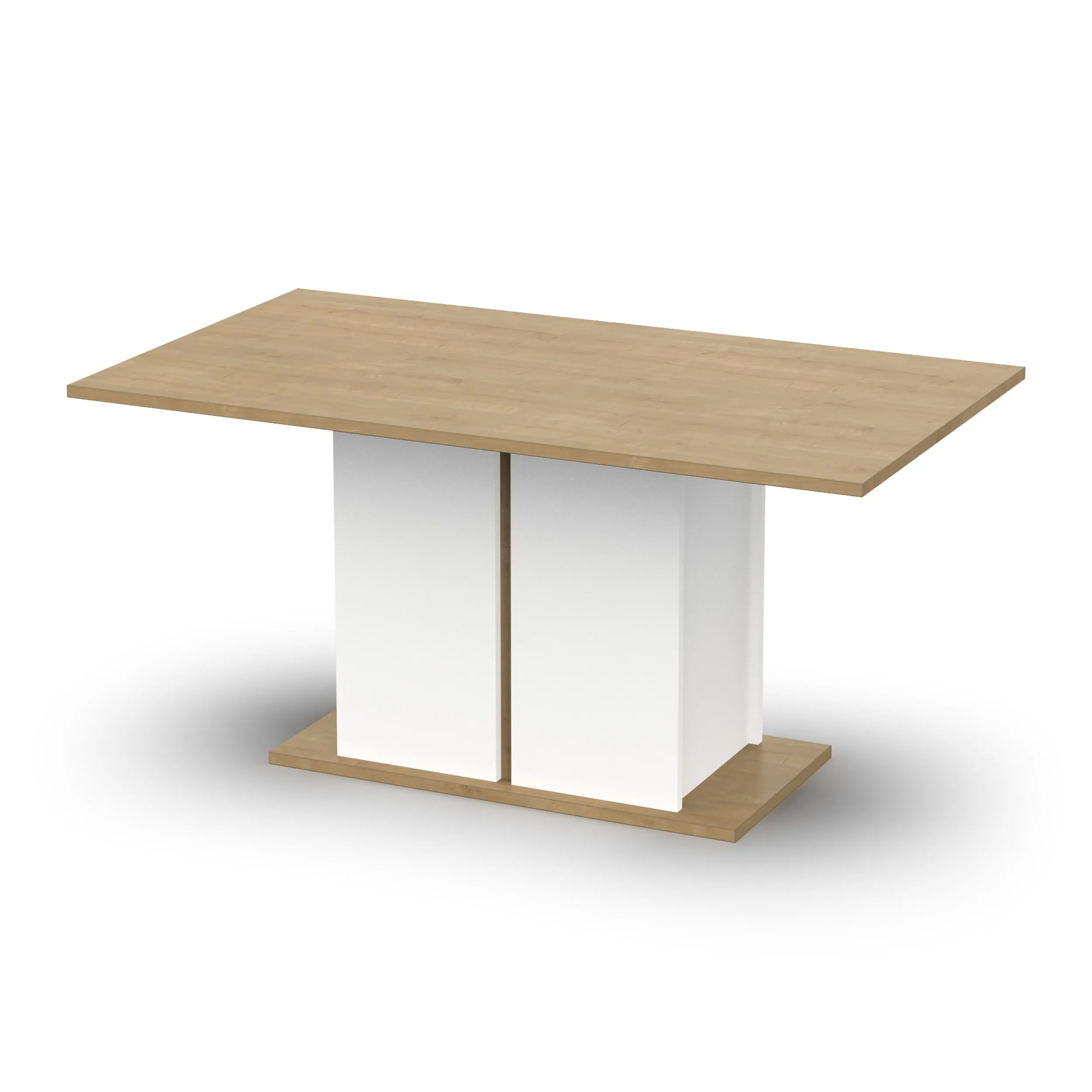 TABLE REPAS 160X90CM ACCESS HAMILTON BLANC MAT