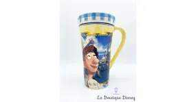 Tasse Ratatouille Rémy Linguini Disneyland Paris Mug Disney Le Petit Chef de Paris jaune bleu