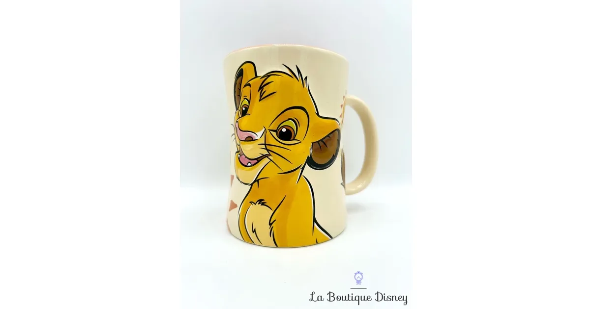 Tasse Simba Portrait Disneyland Paris mug Disney 2019 jaune Le roi lion