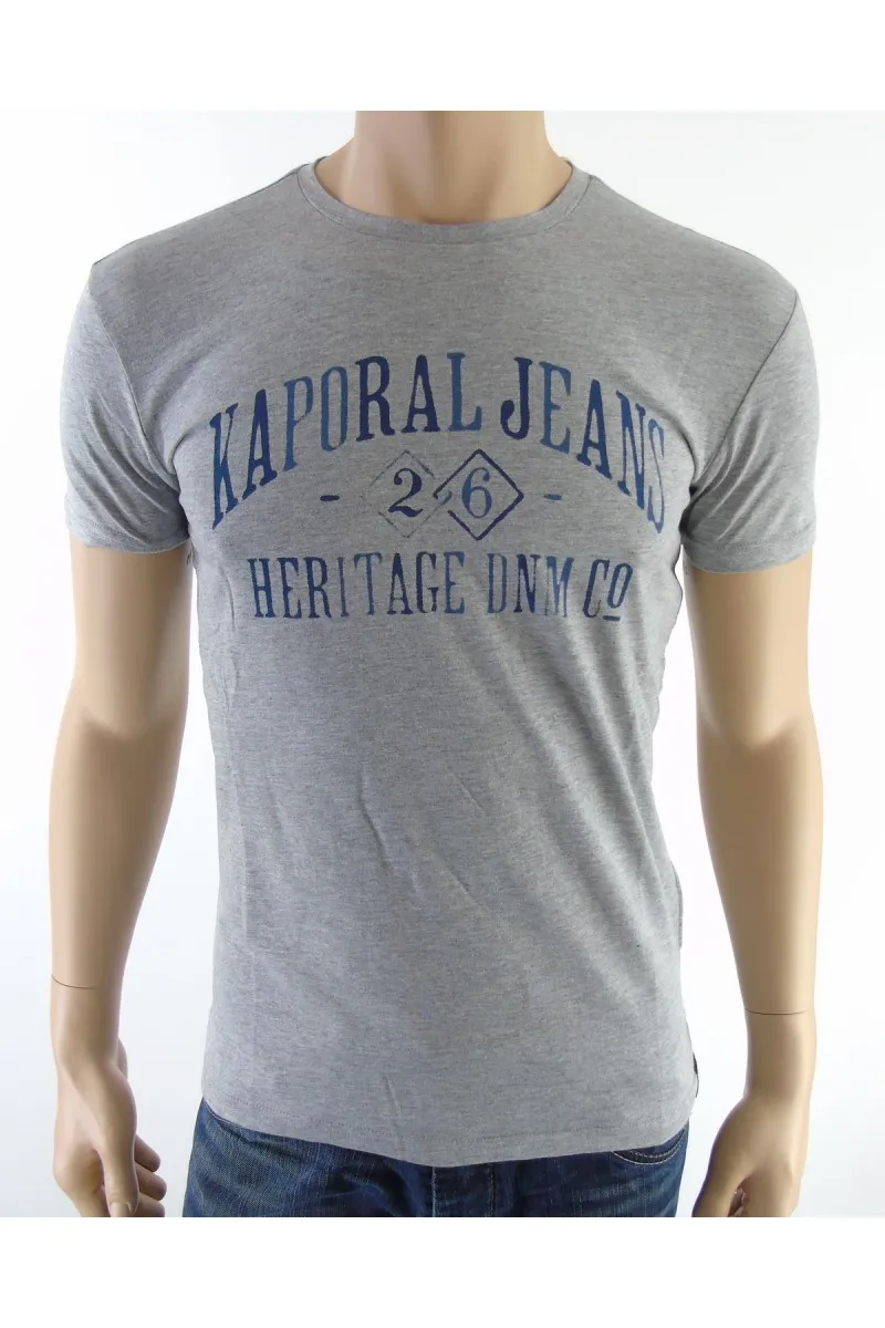 Tee shirt Kaporal homme manches courtes TOREV gris