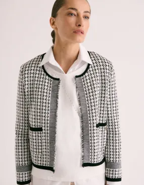 Veste maille jacquard VERSUS/88017/761