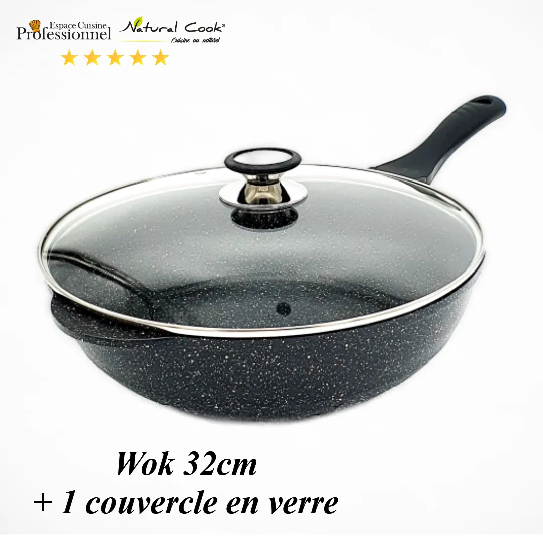Wok 32cm Espace Cuisine Professionnel